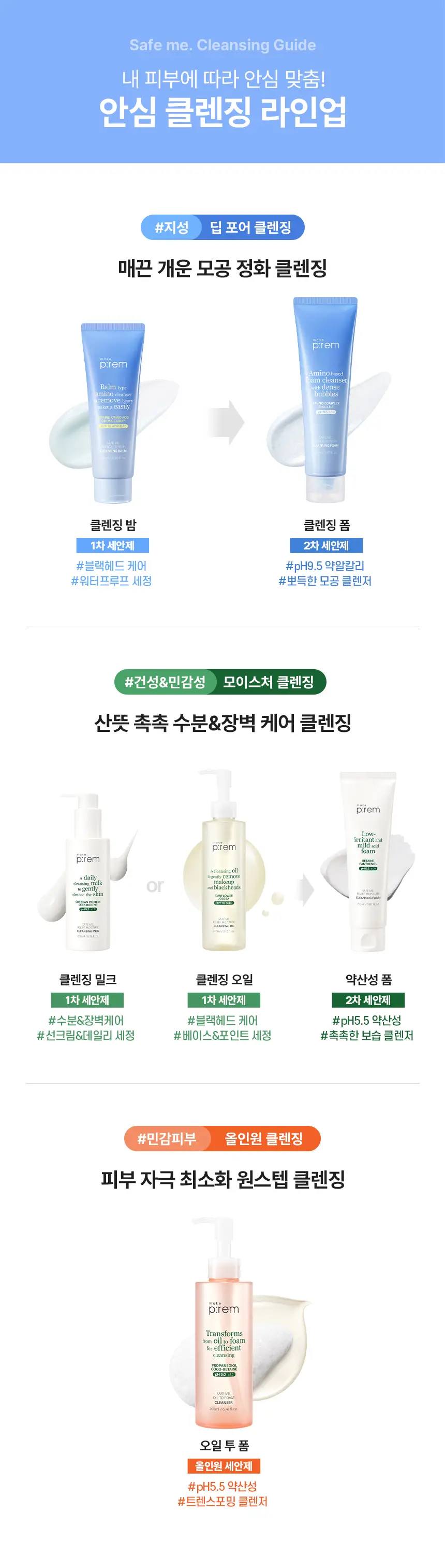 [약알칼리성] 메이크프렘 세이프 미 아미노 리프레시 클렌징폼 150ml 기획 (+50ml) 상세페이지 29